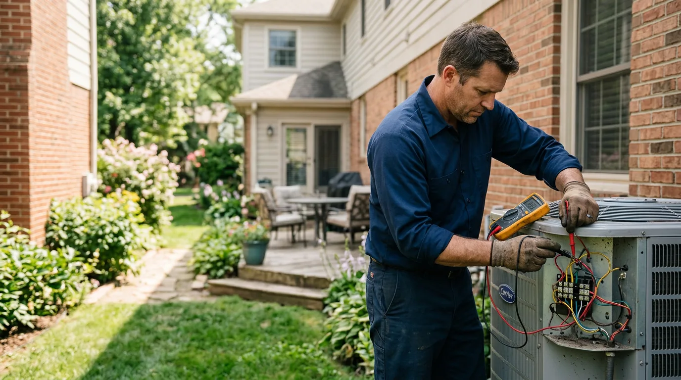 HVAC technician working near Worthing, SD